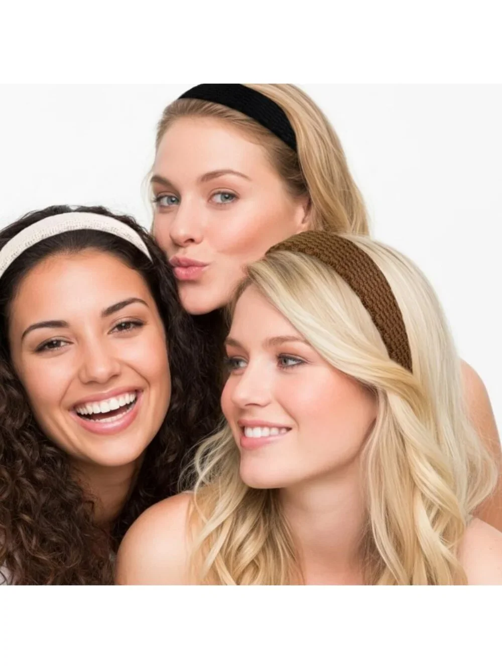 Trendy Non-Slip Knitted Headbands for Women & Girls - 4PCS Fashion Hair